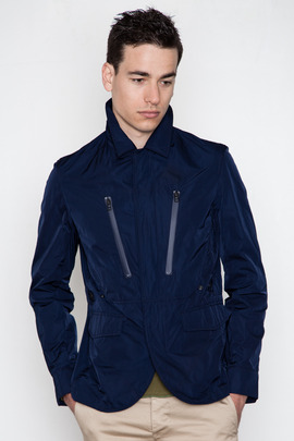 ISAORA Memory Nylon Zip Front Sportcoat