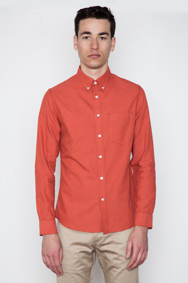 Wings + Horns Rust L/S Oxford