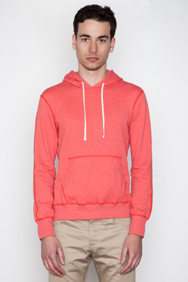 Reigning Champ Heather Red Pullover Hoodie