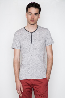 Reigning Champ Heather Ash S/S Fine Loop Henley