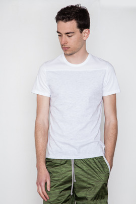Reigning Champ White Two-Tone S/S Tee