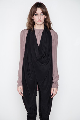 SILENT Women's Vintage Black Wespa Wrap Vest