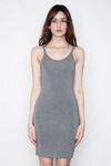 T-by-alexander-wang-womens-heather-grey-modal-cami-tank-dress