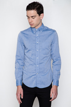 Gitman Bros. Vintage Blue Summer Chambray