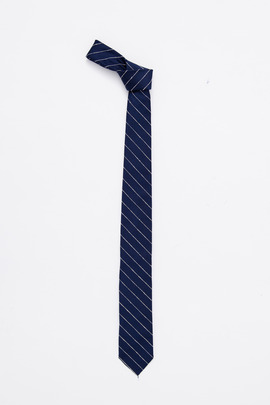 Gitman Bros. Vintage Navy/Natural Stripe Silk Tie