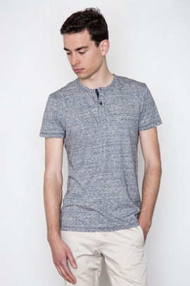 Wings + Horns Static Marled S/S Henley