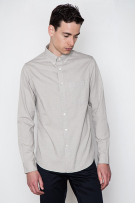 Wings + Horns Grey L/S Oxford