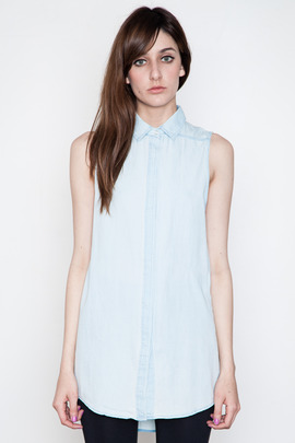 Cheap Monday Women's Washed Blue Colleen Shirt