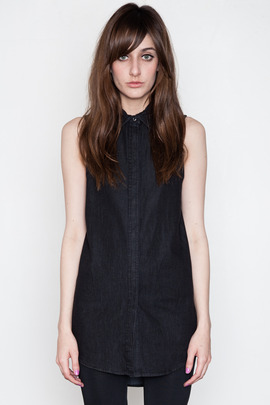 Cheap Monday Women's Washed Black Colleen Shirt