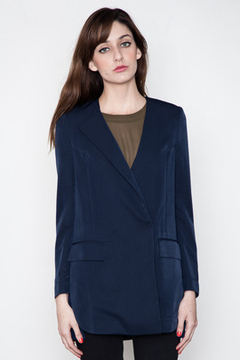 Kai-aakmann Women's Pleated Back Blazer