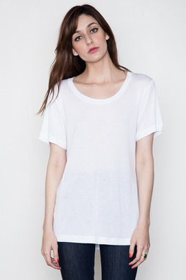 BLK DNM Women's White T-Shirt 2