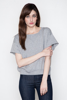 BLK DNM Women's Light Grey Sweatshirt 9