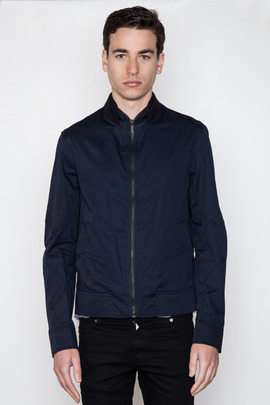 Kai-aakmann Men's Ribbed Collar Blouson