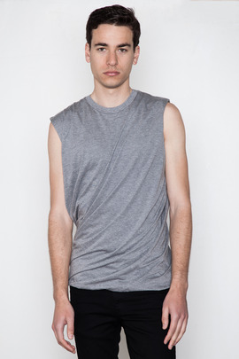 Kai-aakmann Men's Double-Layered Muscle Tee