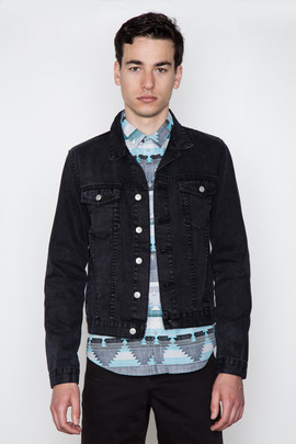 Cheap Monday Men's Washed Black Tobias Jean Jacket