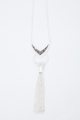 Lady Grey Vex Tassel Necklace