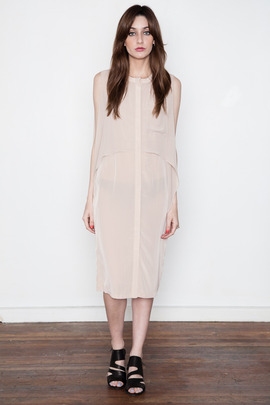 Kai-aakmann Women's Layered Cape Dress