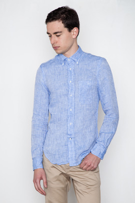 Gitman Bros. Vintage Blue French Linen