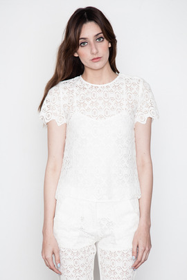 Funktional Scalloped Lace Tee