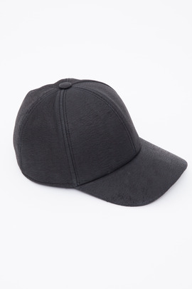 DRKSHDW Women's Black Blistered Leather Cap