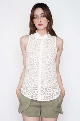 Addison Calvery Long Sleeveless Shirt