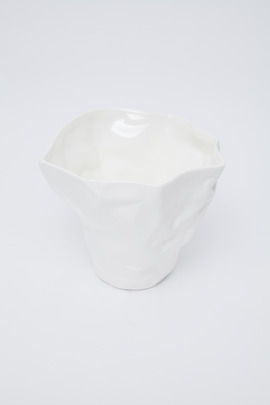 Roost Crumpled Porcelain Bowl
